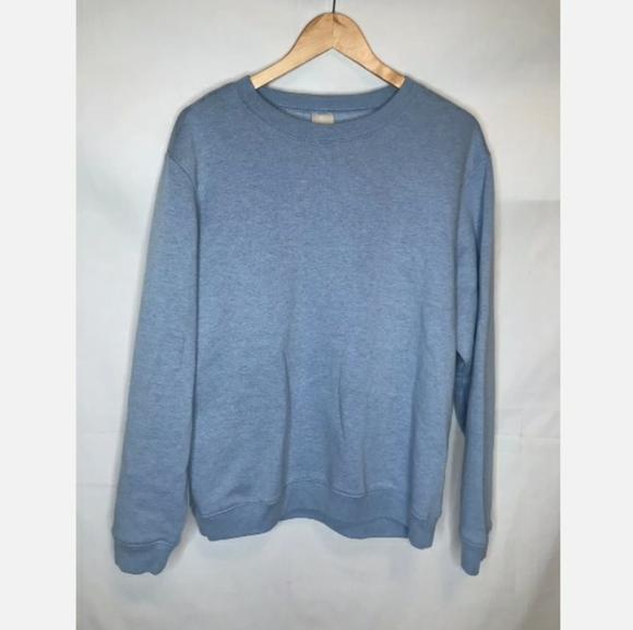 BLAIR Light Blue Pullover Sweatshirt Size Large - Picture 5 of 8